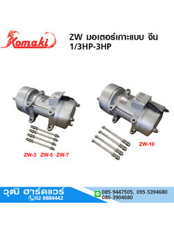 ZW มอเตอร์เกาะแบบ จีน 1/3HP-3HP 220V, 380V