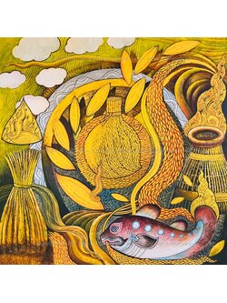 ผลงานศิลปะ "อู่ข้าวอู่น้ำ"