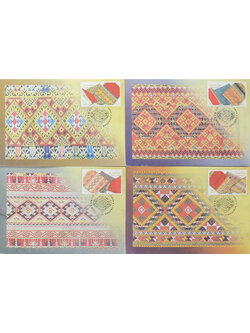 บัตรภาพตราไปรษณียากร (4 ใบ)