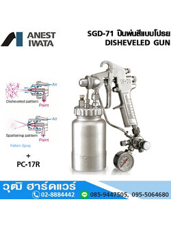 IWATA SGD-71 ปืนพ่นสีกระเจิง 0.7mm