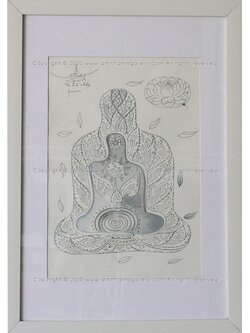 ผลงานศิลปะ "สมาธิ"