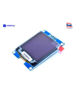 จอแสดงผล OLED ขนาด 1.5 นิ้ว สีขาว แบบ I2C