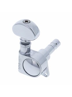 GROVER MID-SIZE LOCKING ROTOMATICS® 6-IN-LINE CHROME (406 SERIES) ของแท้ 100%