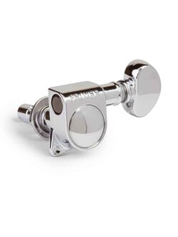 GROVER MID-SIZE LOCKING ROTOMATICS® LEFT HAND 6-IN-LINE CHROME (406 SERIES) ของแท้ 100%