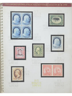 THE 1990 AMERICAN PHILATELIC SOCIETY AUCTION
