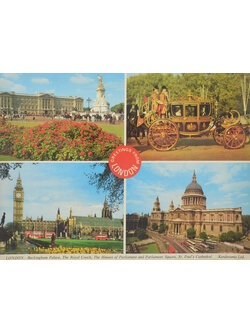 GREETINGS FROM LONDON (โปสการ์ดขนาดใหญ่)