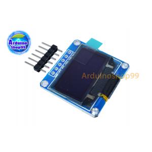 จอแสดงผล OLED ขนาด 0.96 นิ้ว แบบ SPI สีน้ำเงิน