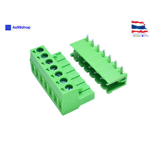 Terminal Block PCB connector 7P / 2EDGK 5.08mm plug-in ( 1 ชุด ผู้+เมีย )