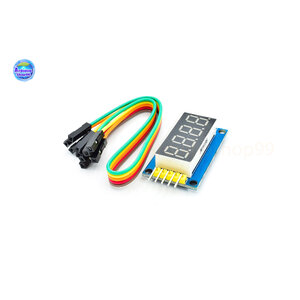 0.4 inch 4-digit digital tube display module 74HC595 drives