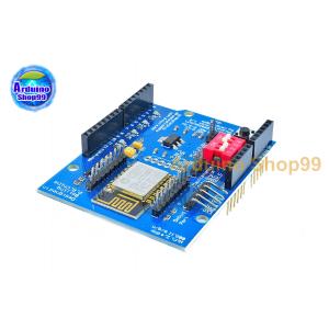 UNO R3 - ESP8266 Serial WiFi Shield Extend Board for Arduino - Blue