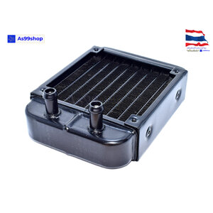 หม้อน้ำระบายความร้อน Aluminium Water Cooling Radiator ขนาด 90 mm. 10 ช่อง