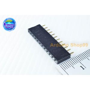 12P-Pin Socket 2.54MM single row female(1 ชุด 6 ตัว)