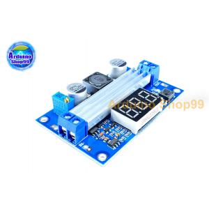 DC-DC high power adjustable boost module 3.0~35V liter 3.5~35V 100W with digital voltmeter(step up)