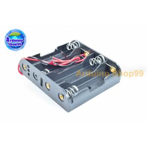 รังถ่าน 6v battery box แบบสายบัดกรี(ถ่านAAA)