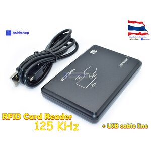 เครื่องอ่านบัตร ID card reader USB RFID reader 125 KHz