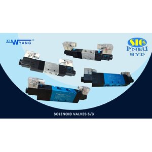 SOLENOID VALVE 5/3 DOUBLE COIL >> 4V130,230,330,430,5V230