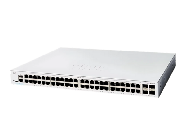 Catalyst C1300-48T-4G 48-port GE, 4x1G SFP 1xFAN Rack-mountable