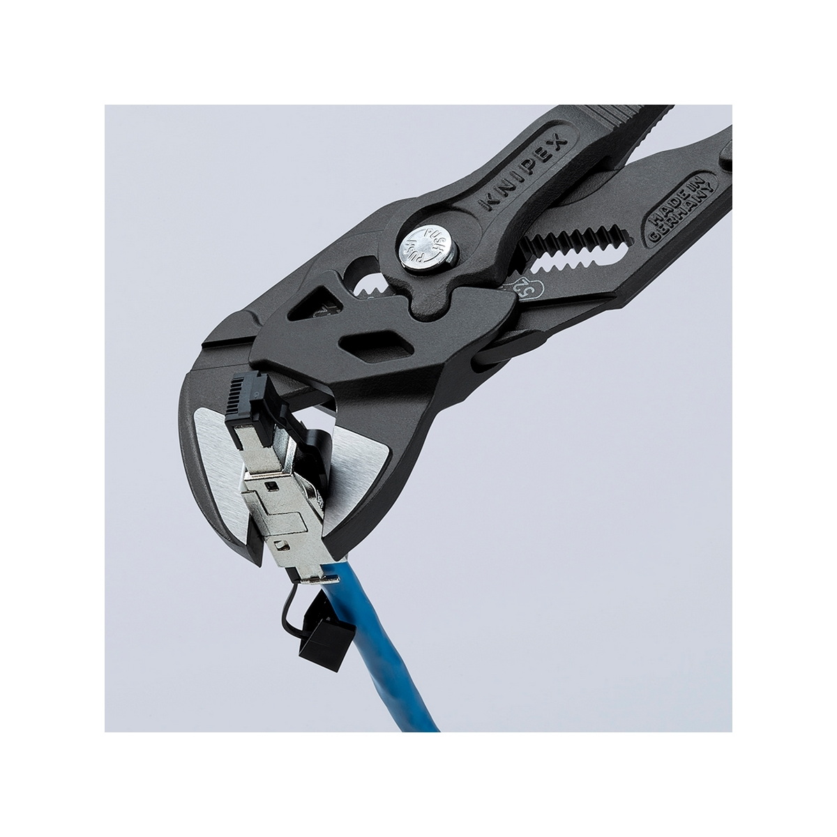 KNIPEX 86 02 250 คีมคอม้า ด้ามพลาสหนา 250mm (10")