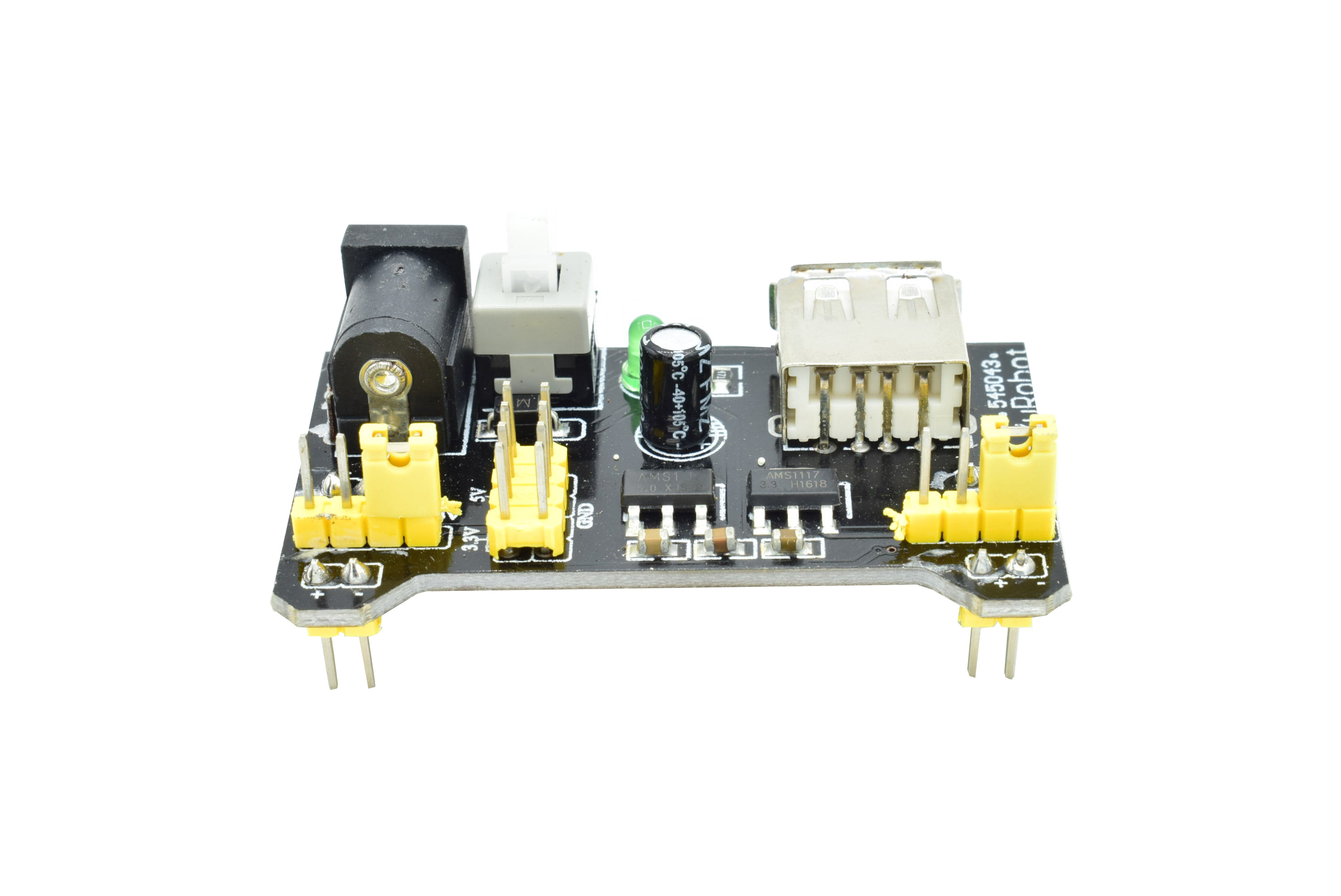Breadboard dedicated power supply module compatible 5V, 3.3V