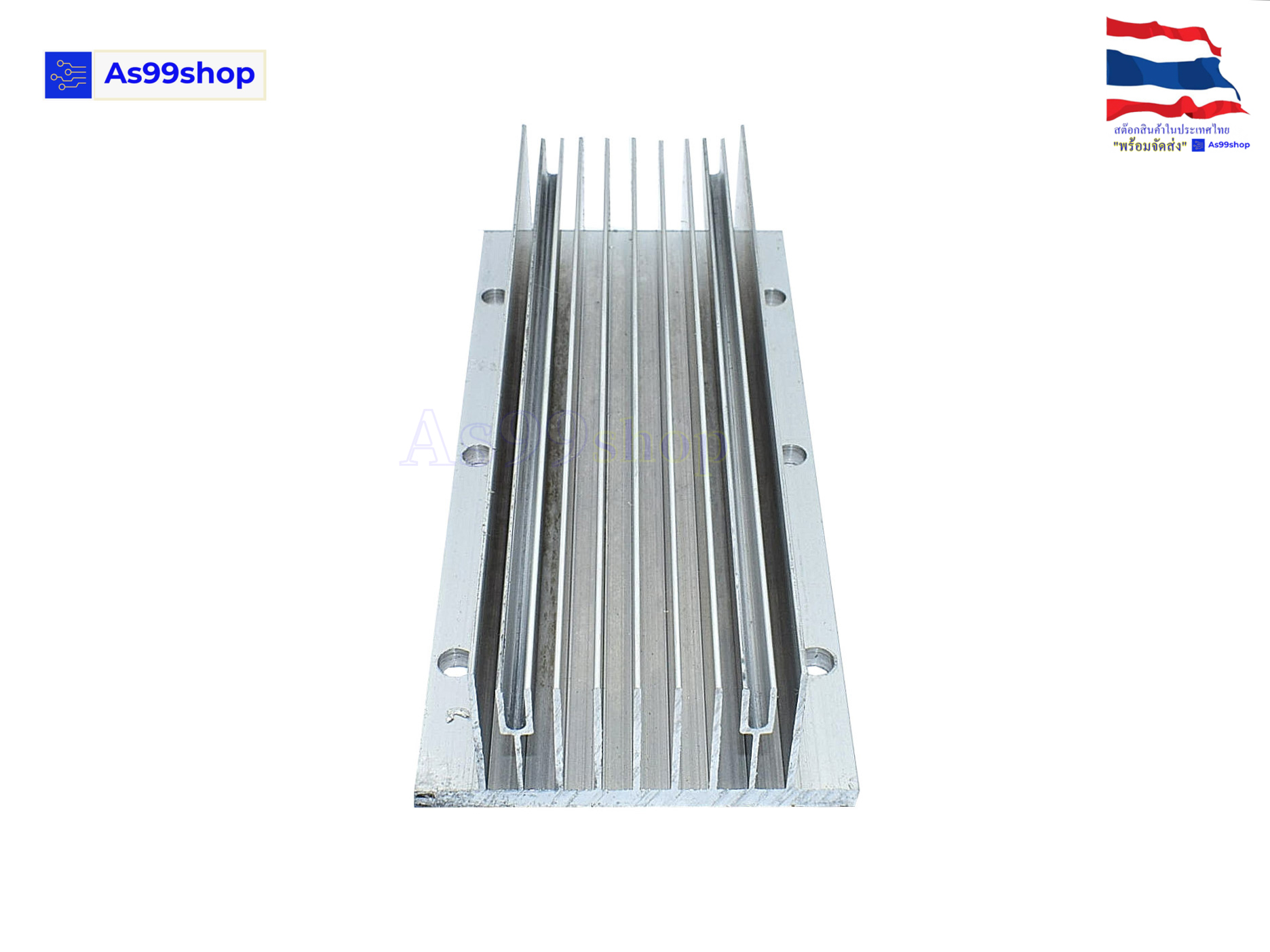 Heat Sink Aluminum Alloy Cooling block ฮีทซิงค์ระบายความร้อนหรือเย็น ขนาด(60*135*28)