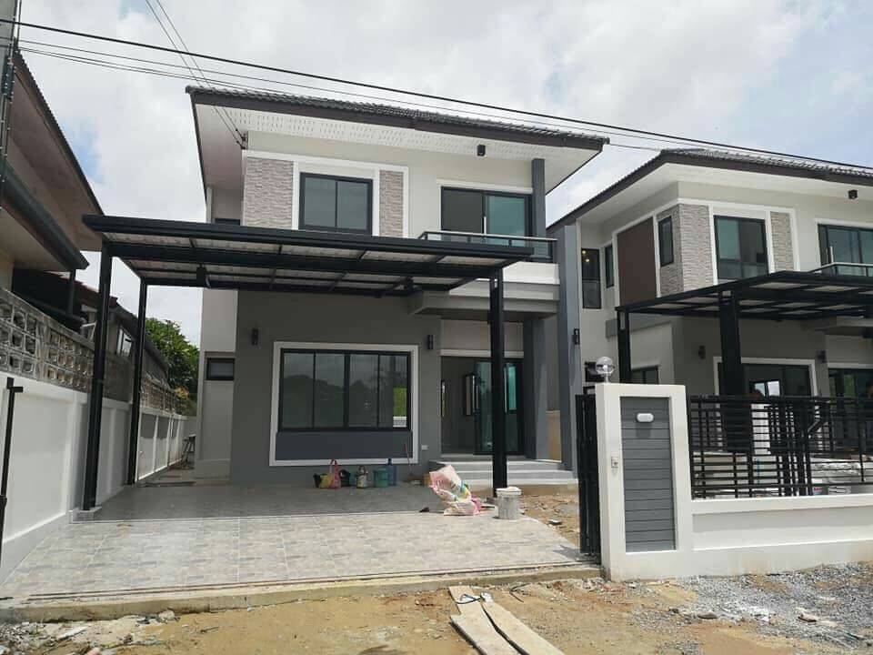 บ้านเดี่ยวสร้งใหม่ 2ชั้น ราคาสุดค้ม ใกล้ตลาดเทิดไท #รหัสทรัพย์ KP-0078