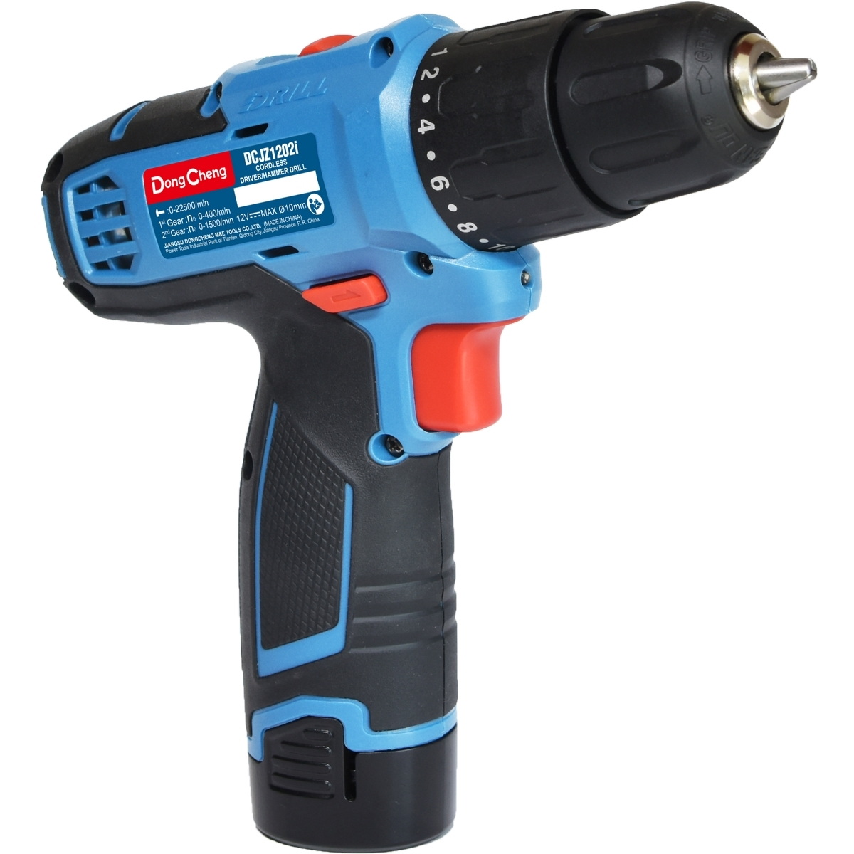 Dong Cheng DCJZ1202i สว่านกระแทกไร้สาย 12V แบตx2 (TYPE E)