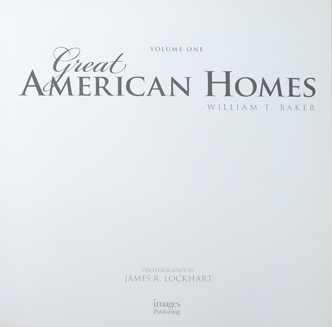 great AMERICAN HOMES VOLUME ONE