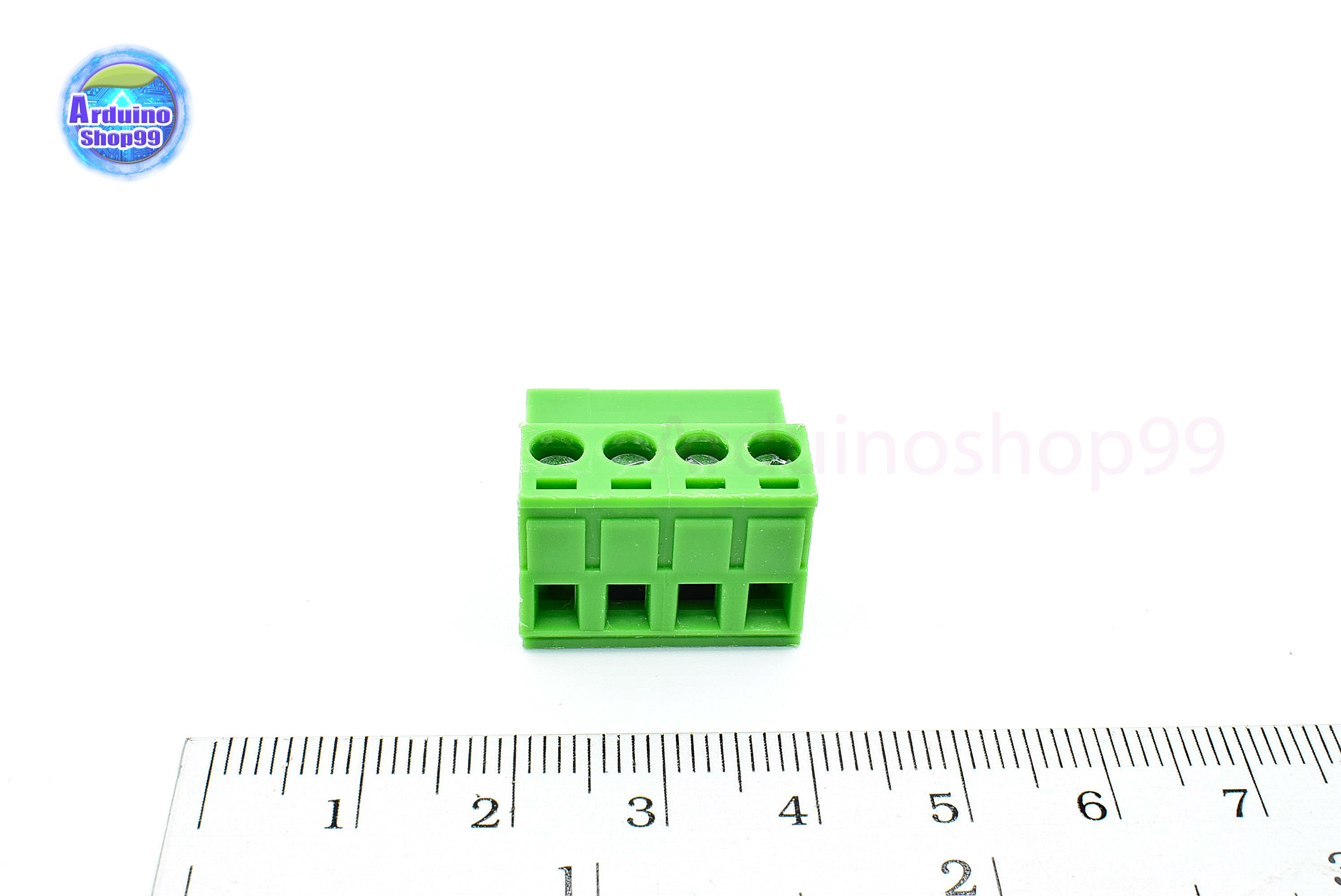 Terminal Block PCB connector 4P / 2EDGK 5.08mm plug-in ( 1 ชุด ผู้+เมีย )
