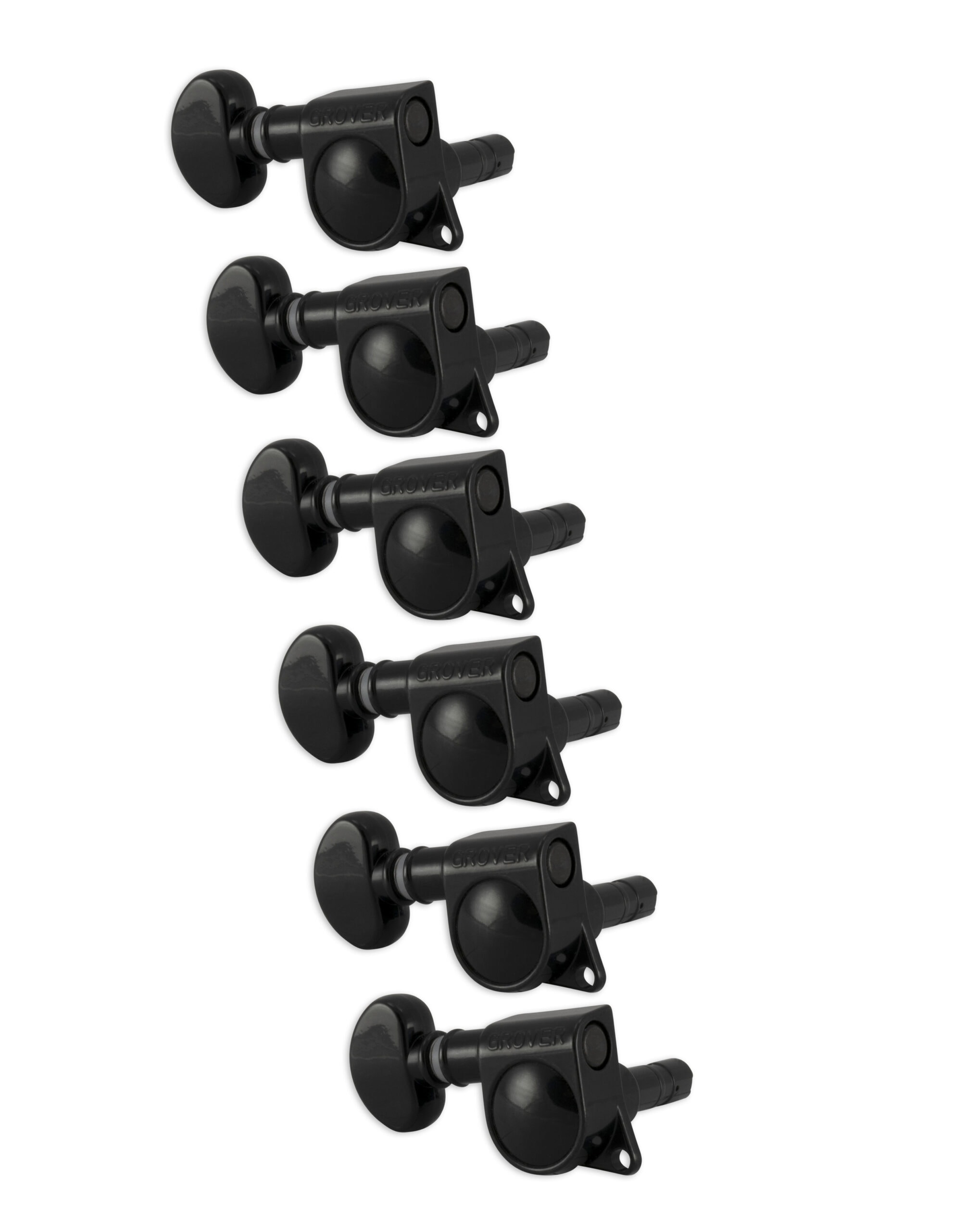 GROVER MID-SIZE LOCKING ROTOMATICS® LEFT HAND 6-IN-LINE CHROME (406 SERIES) ของแท้ 100%