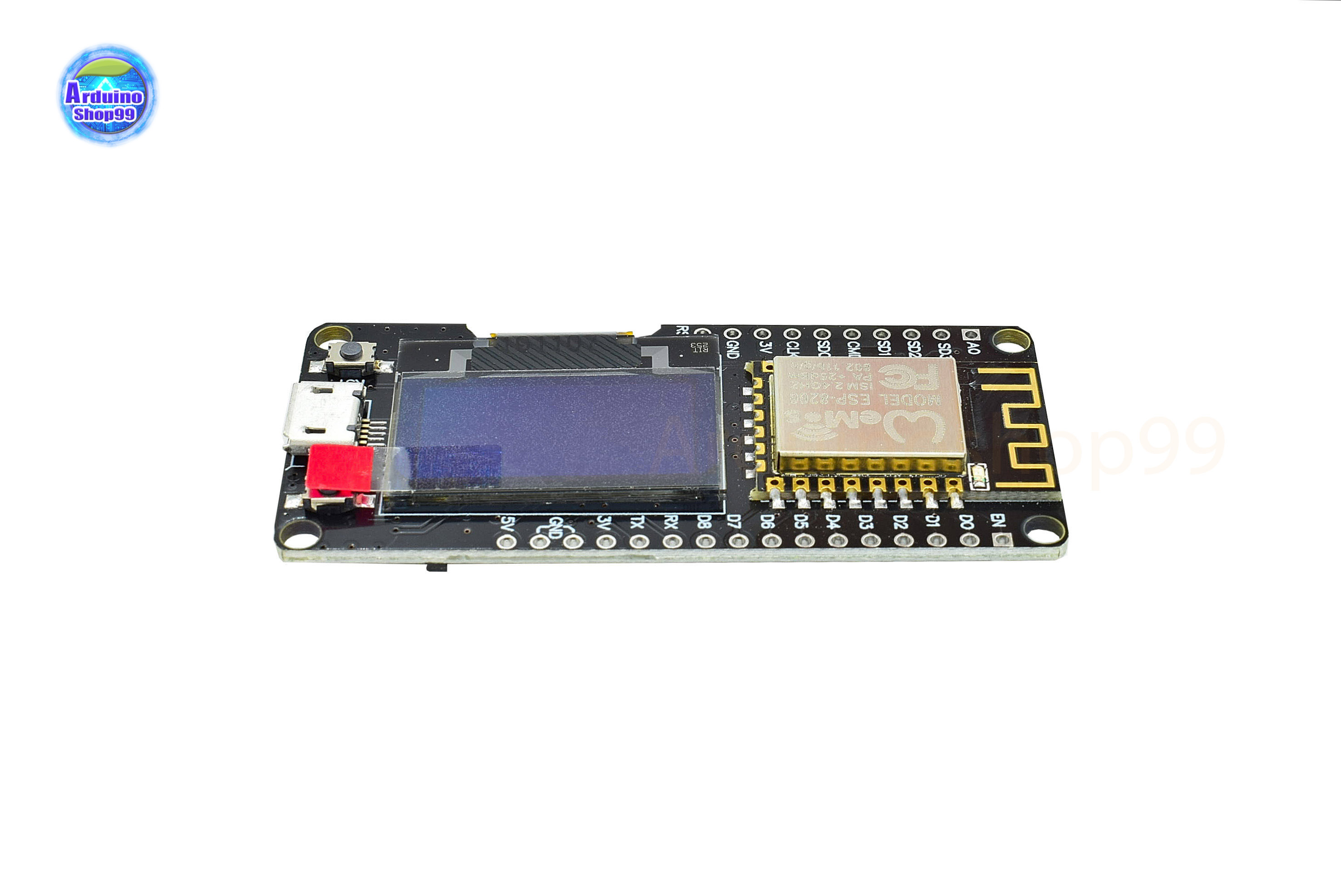 Wemos Nodemcu Wifi ESP8266 + 0.96 Inch OLED Board