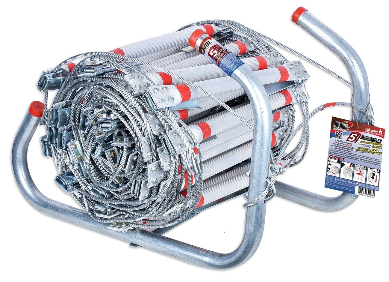 YAMADA บันไดหนีไฟอลูมิเนียม 5-25m