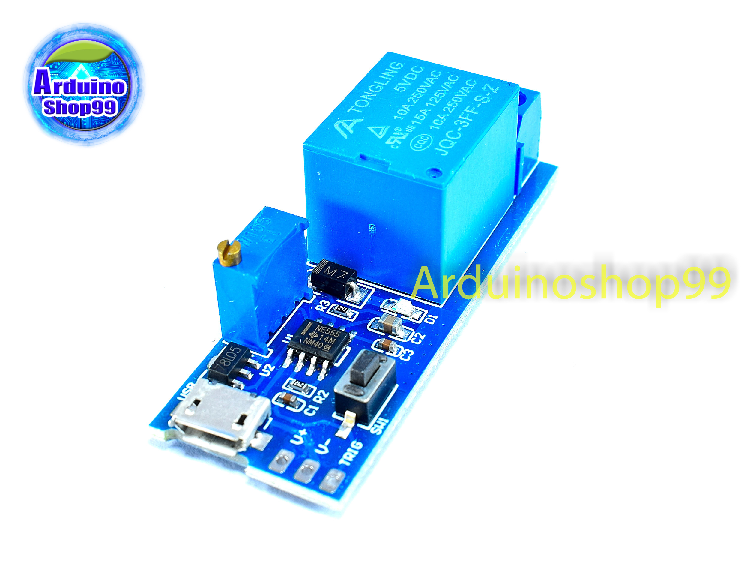 Wide voltage 5V-30V trigger timer module delay switch