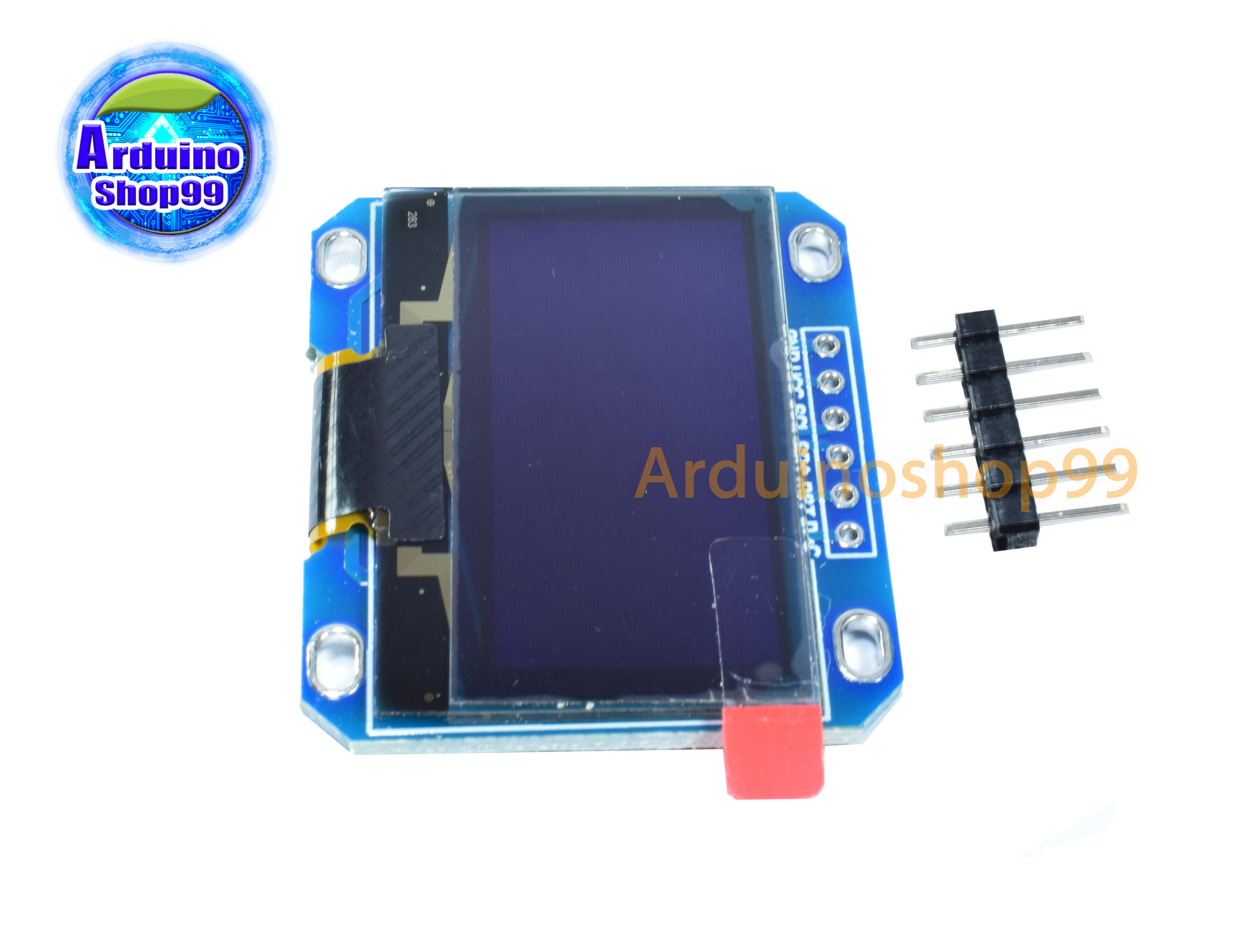 จอแสดงผล OLED ขนาด 1.3 นิ้ว แบบ SPI สีขาว