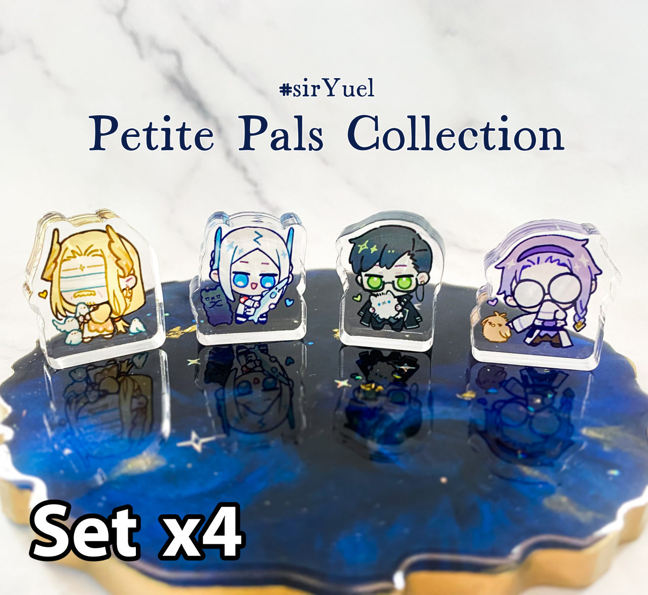 [ stock & Pre ] Petite Pals (Setx4) - Acrylic Standee