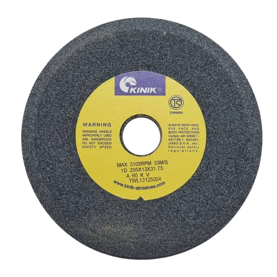 KINIK หินเจียรเทา 8" 1D205x13x31.75 A60KV