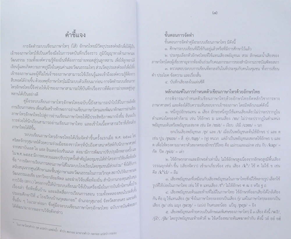 คู่มือระบบเขียนภาษาโทรฺอักษรไทย ฉบับราชบัณฑิตยสภา (พร้อม CD)