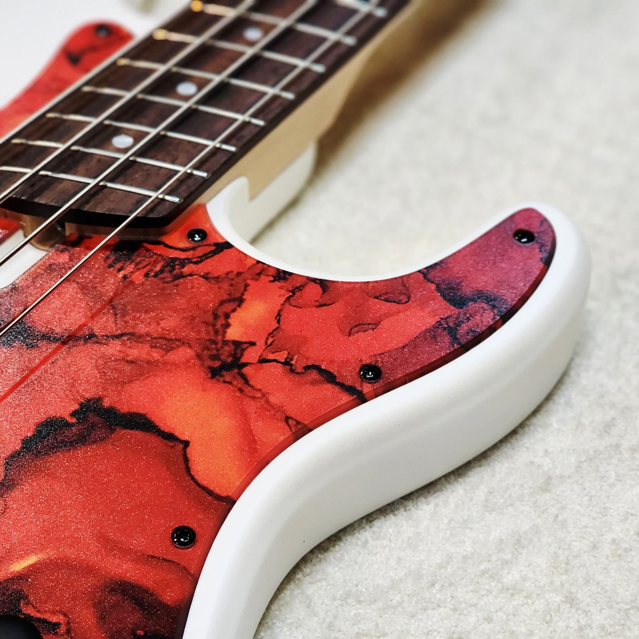 DINGWALL SUPER P SP1-4 - MATTE DUCATI PEARL WHITE