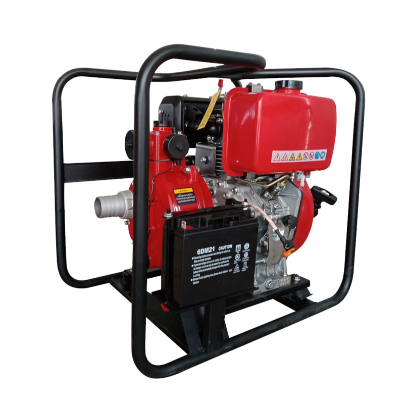 TAZAWA TAZ-D-FP20E เครื่องสูบน้ำดับเพลิง 2 ใบพัด 2"x2" H.75m 320L/min ดีเซล 10HP กุญแจ