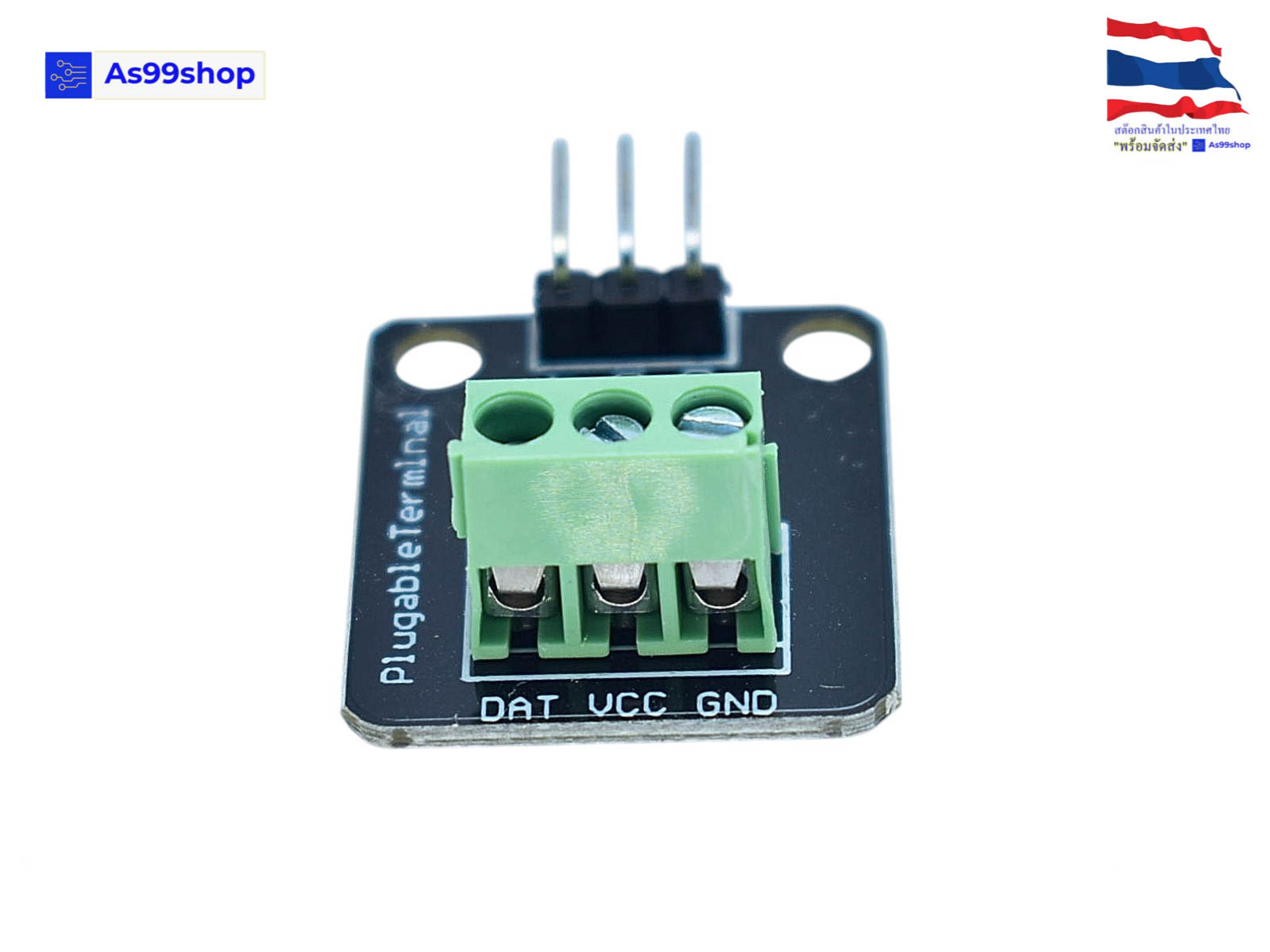 โมดูลแปลงเซนเซอร์วัดอุณหภูมิ DS18B20 แบบกันน้ำ