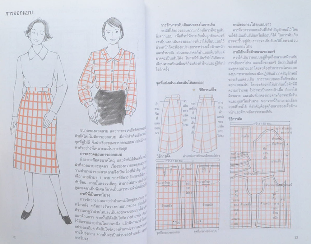 เทคนิคการเรียนรู้วิธีการตัดเย็บเสื้อผ้า ขั้นพื้นฐาน (เล่ม 1)