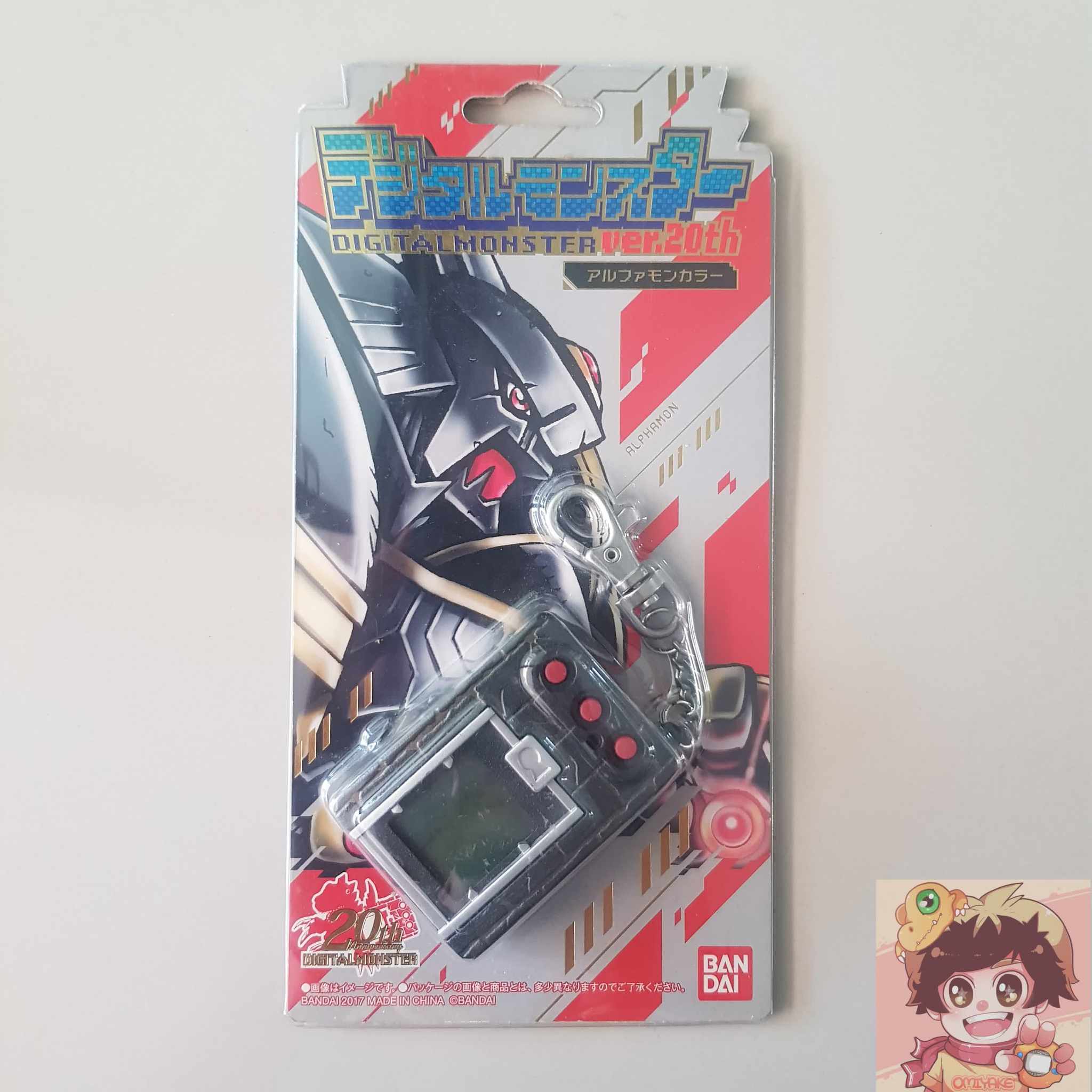 Digital Monster ver.20th(Digimon 20th Anniversary Edition)V-pet ALPHAMON BLACK Color Ver. Limitedดิจิม่อน วีเพ็ท[LOT JP]
