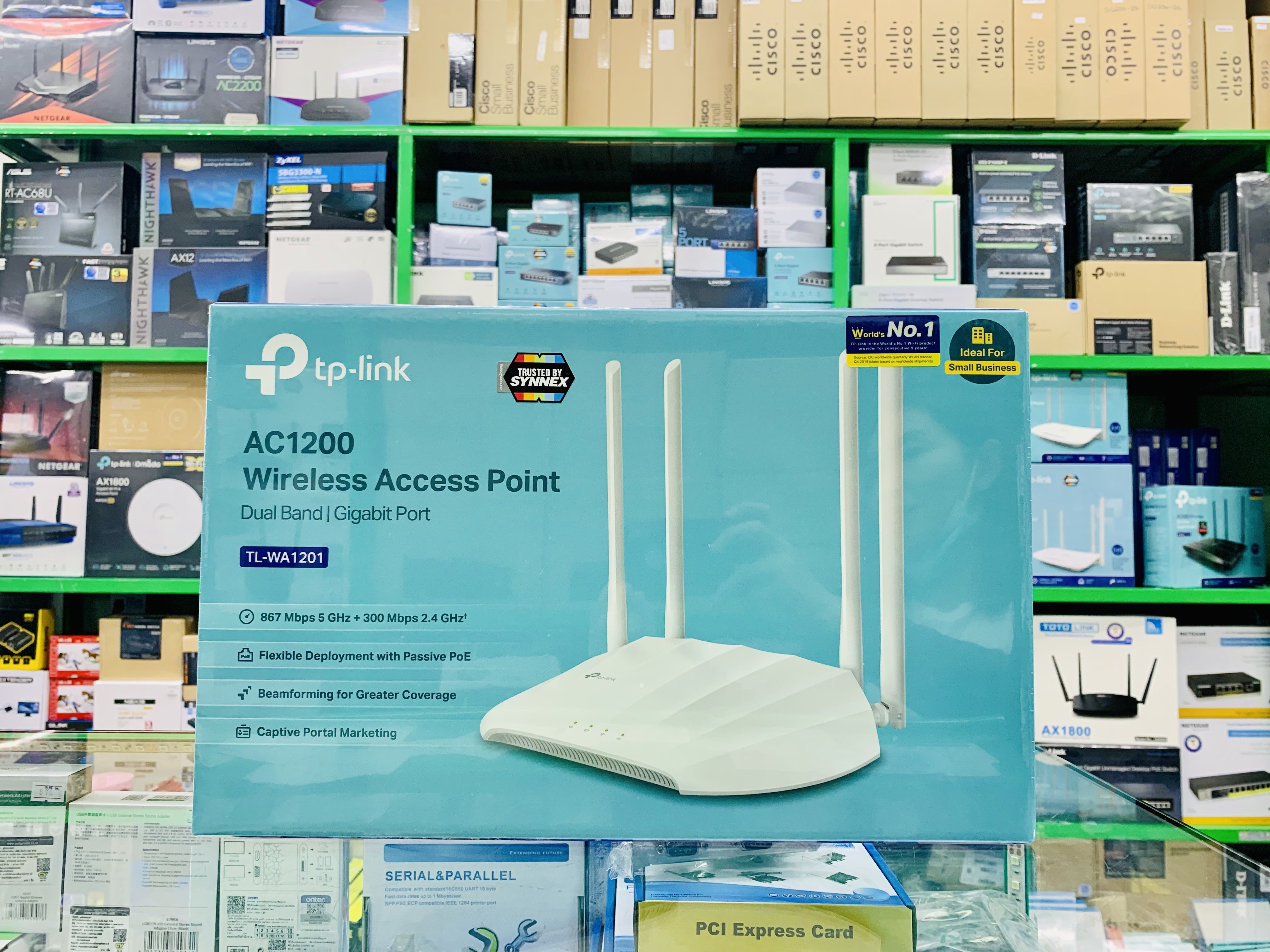 TPlink TL-WA1201 AC1200 Wireless Access Point Dual Band Gigabit Port