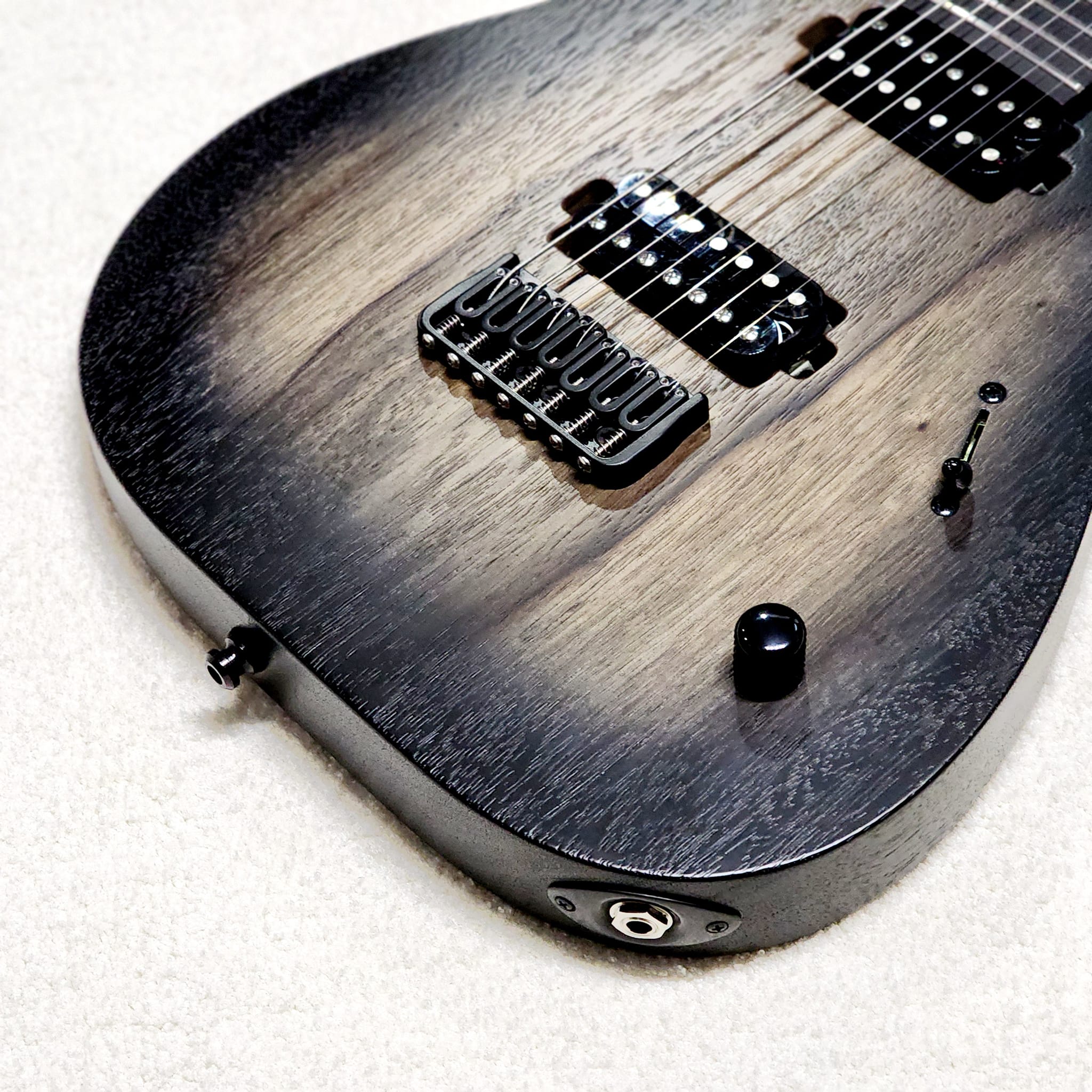 (USEDl MAYONES DUVELL ELITE 7 - TRANS NATURAL BLACK BURST MATT