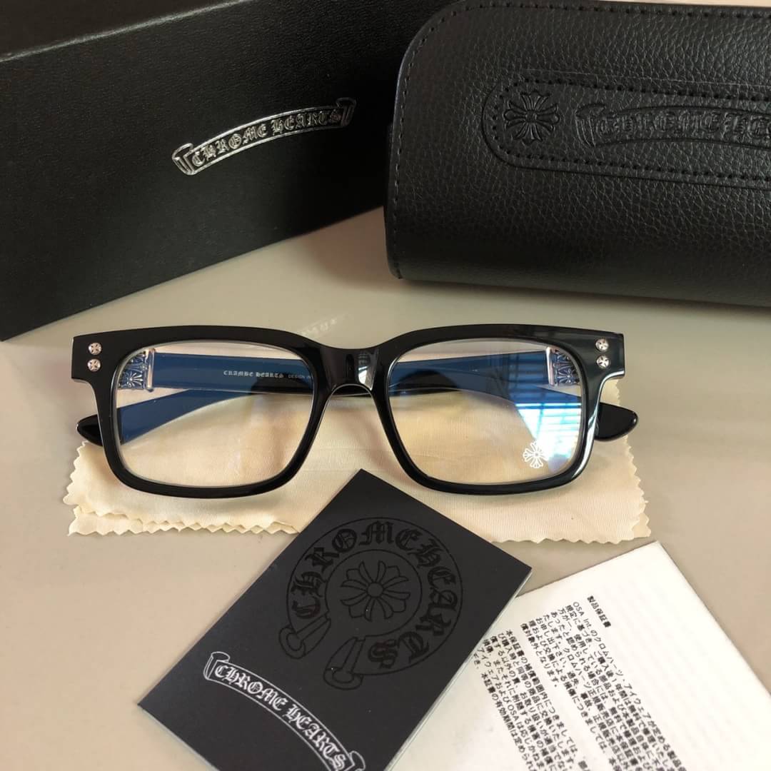 #olschromeglasses Chrome hearts hey jack u late งานเกรด Hi end ปั้มโลโก้ทุกจุด เทียบแท้1:1 Sz. 54-18-140 mm Col. Black price 1880.- อุปกรณ์ครบเซทใหญ่ตามแบรนด์ : Full set ✅รับประกันความพอใจ👍🏼 ***ถ่ายจากสินค้าจริง เกรด Hi end เท่านั้น