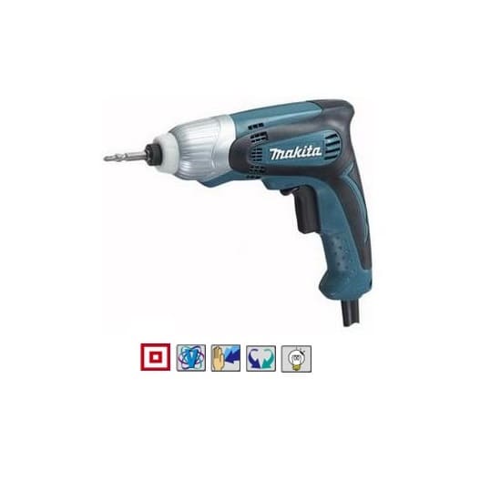 MAKITA TD0101F ไขควงไฟฟ้า 1/4" 230W 0-3600rpm มีไฟ