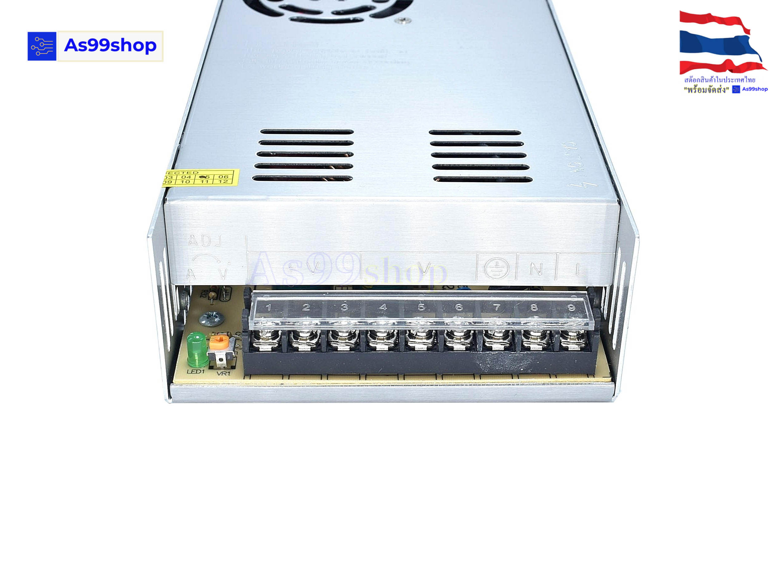 26V 15A 390W(สีเงิน) สวิตชิ่งเพาเวอร์ซัพพลาย Switching Power Supply S-390-26