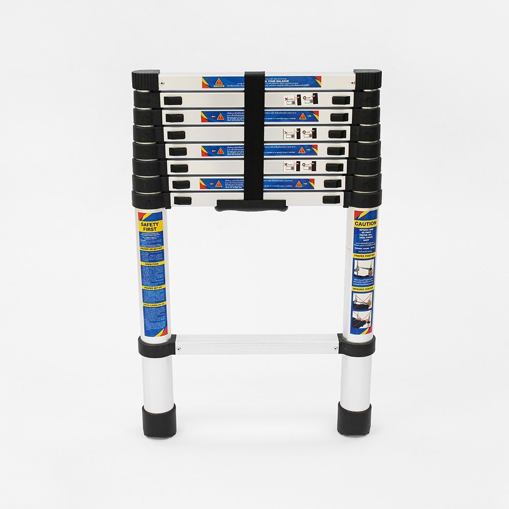 SUMO TL1-08A บันไดอลูมิเนียมยืดหด ทรงพาด 2.6m