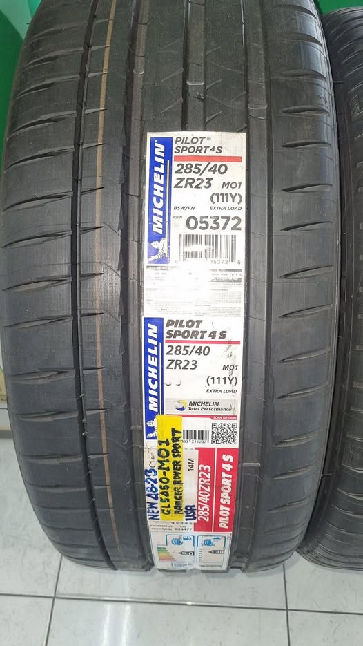 ยางMICHELIN PILOT SPORT4 S MO1ขนาด 285/40R23 ราคาพิเศษ สั่งได้