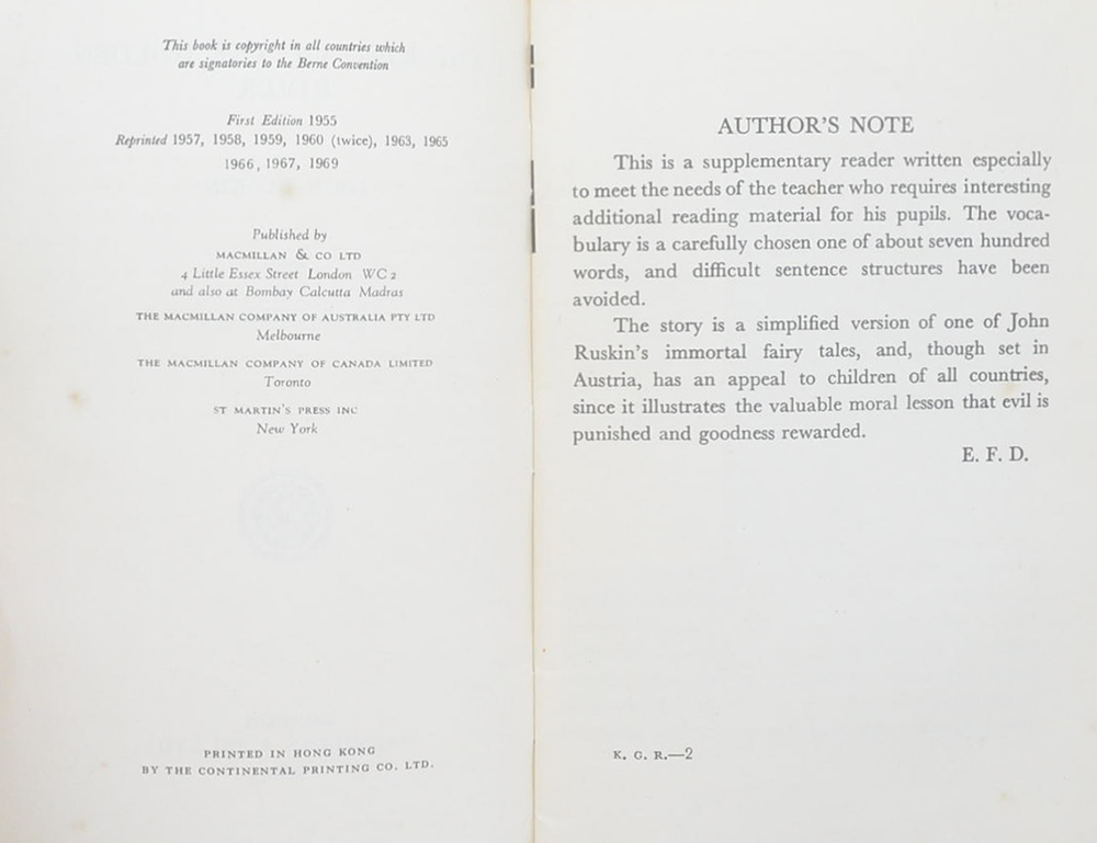 Thr King of the Golden River