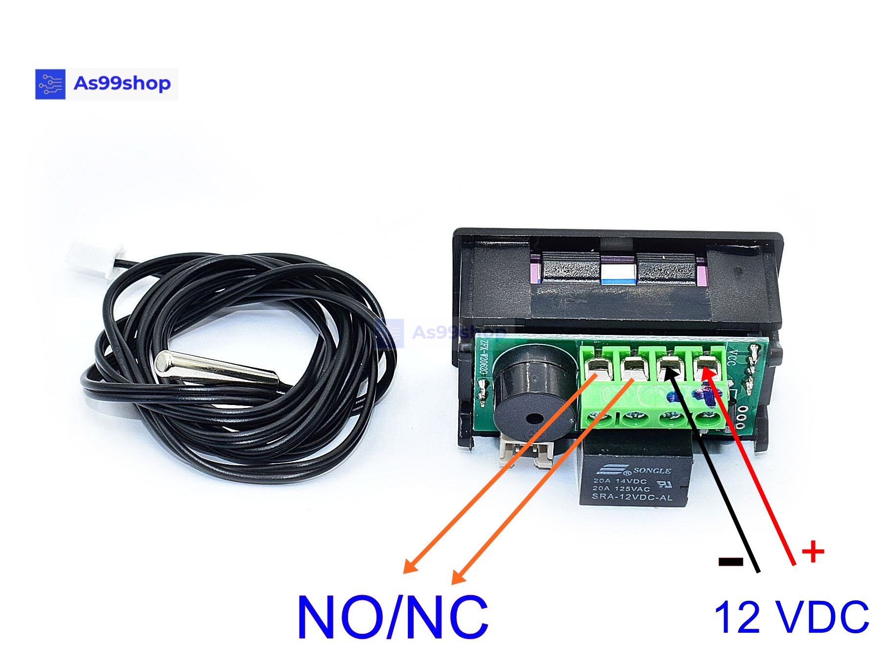 Thermostat 12V20A digital display